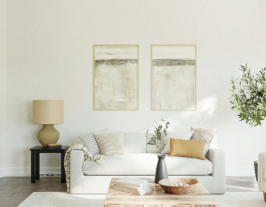 Fresh, clean living room in Denver
